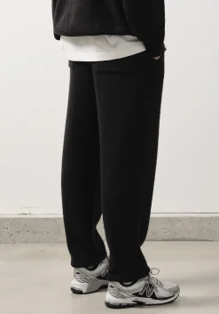 MKI MOHAIR BLEND KNIT TROUSERS