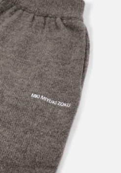 MKI MOHAIR BLEND KNIT WIDE LEG JOGGERS
