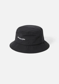 MKI NYLON SCRIPT BUCKET HAT
