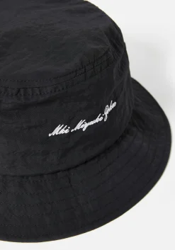 MKI NYLON SCRIPT BUCKET HAT