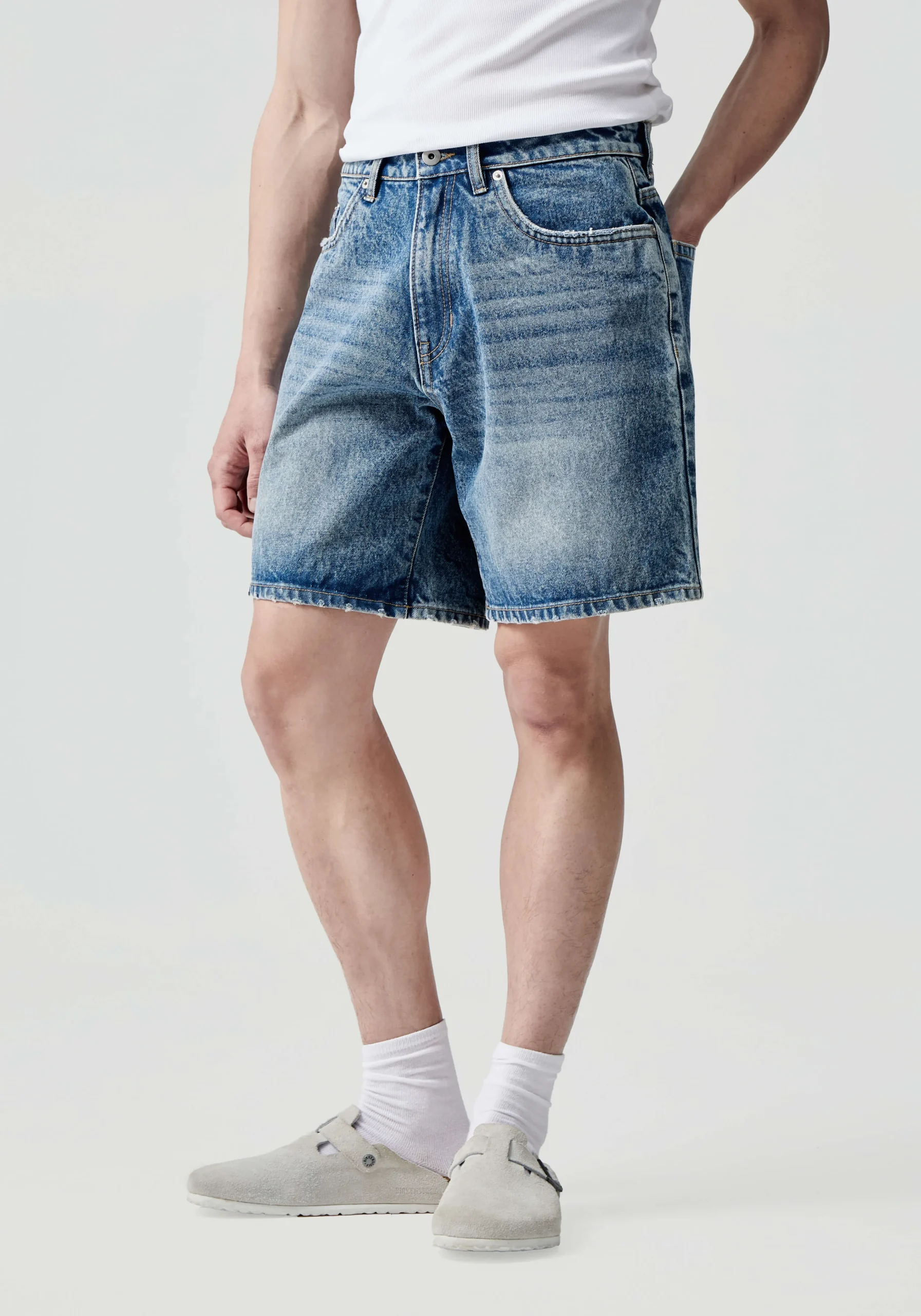 MKI 16OZ DENIM SHORTS