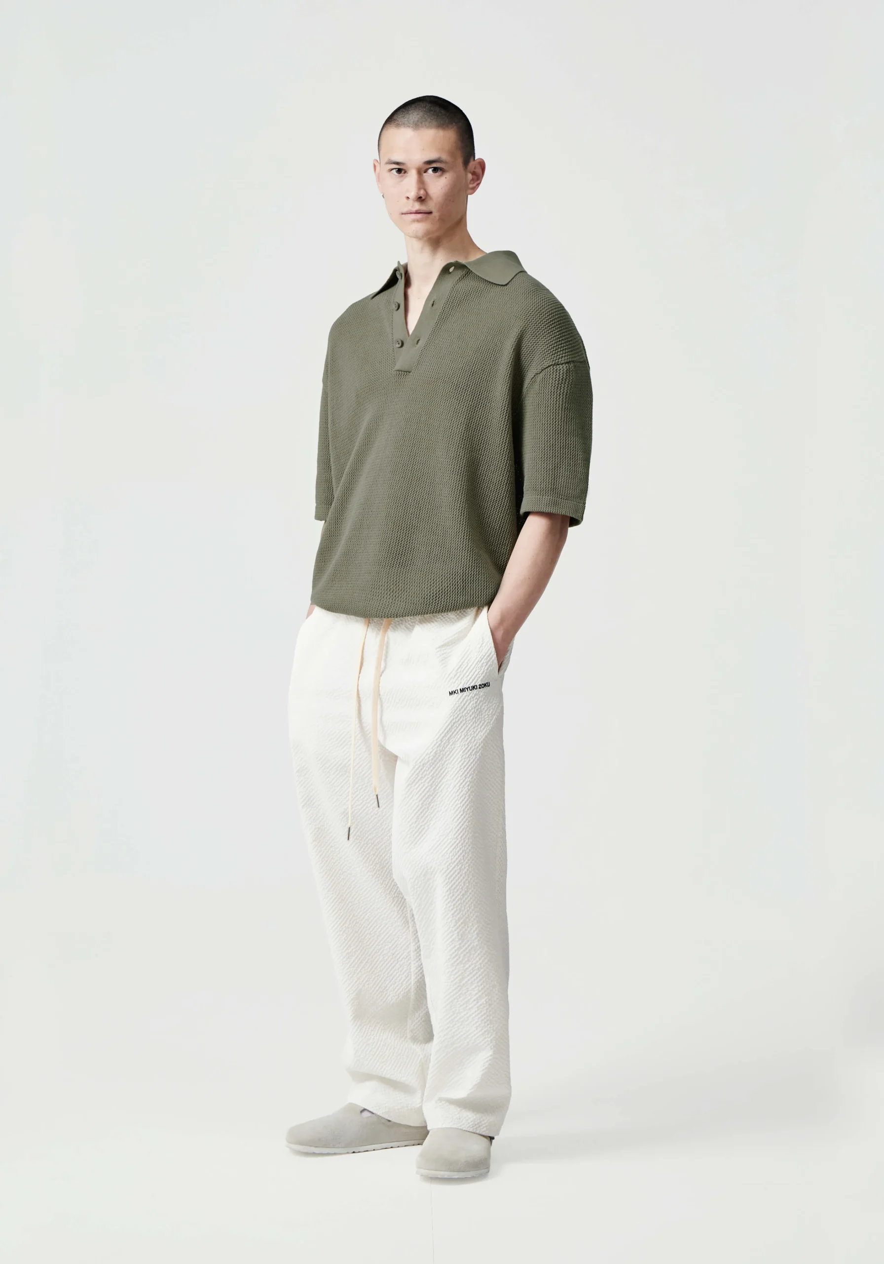MKI SEERSUCKER TROUSERS