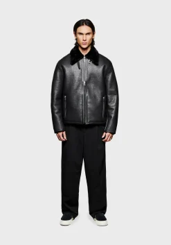 MKI SHEARLING FLIGHT JACKET