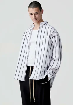 MKI STRIPED DRESS SHIRT